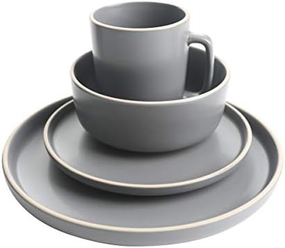 Gibson Home Zuma 16 Piece Round Kitchen Dinnerware Set, Dishes