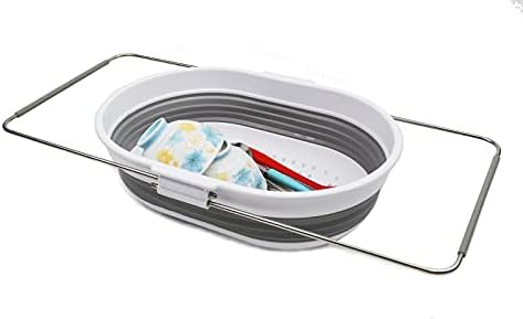 SAMMART 9.2L (2.37Gallon) Collapsible Tub with Handle & 5L