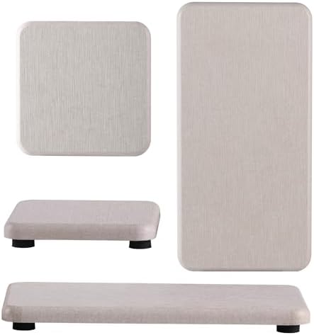 NiuYichee Set of 4 Diatomite Dish Soap Stone Trays
