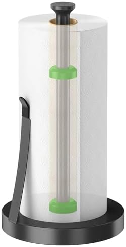 Jesginboo Countertop Paper Towel Holder, Black