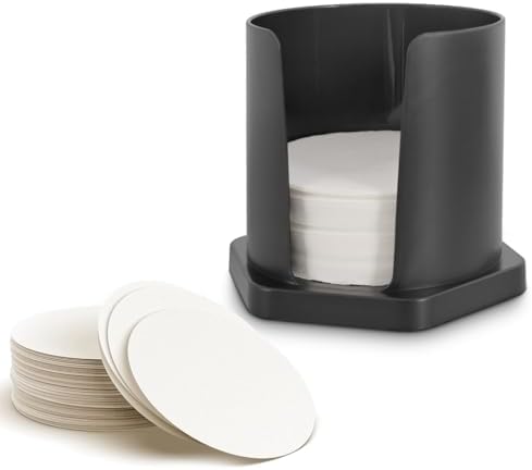 CAFEMASY Coffee Filter Holder with 200 Count Paper Filters Compatible