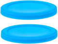 2-Piece Silicone Cup Lids, Reusable Mug Covers