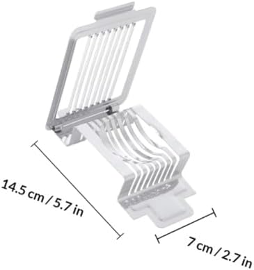 Stainless Steel Egg Slicer with 8 Cutting Wires Comfortable Handle