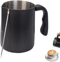 Milk Frothing Pitcher, 32OZ/1000ML Stainless Steel Coffee Frother Cup