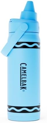 CamelBak Crayola Chug Stainless Steel Water Bottle 16oz, Sky Blue