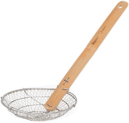 Helen's Asian Kitchen Spider Strainer, 5-Inch Stainless Steel Mesh
