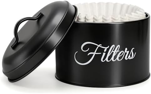 Coffee Filter Holder, Black Basket Coffee Filter Holder Storage