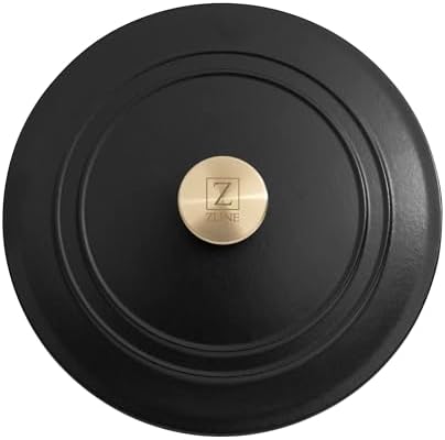 ZLINE 5-Piece Enameled Cast Iron Cookware Set in Black Matte