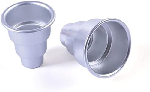 3-Tier Round Cake Molds Aluminum Cupcake and Pudding Baking Pan Set of