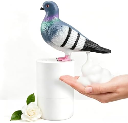 Cute Pigeon Touchless Foam Soap Dispenser for Bathroom Kitchen