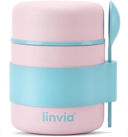 10 oz Kids Insulated Food Jar with Spoon, Lunch Container for School