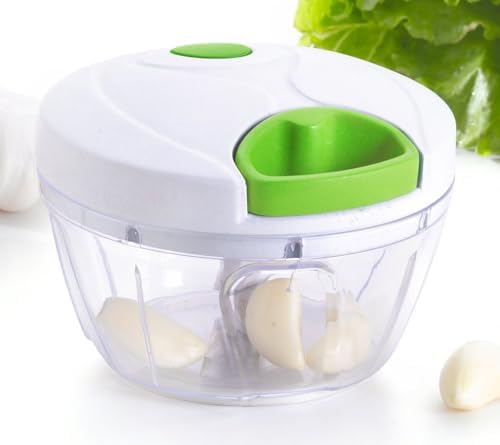 Manual Food Processor - Efficient Mini Pull Chopper, Hand Food Chopper