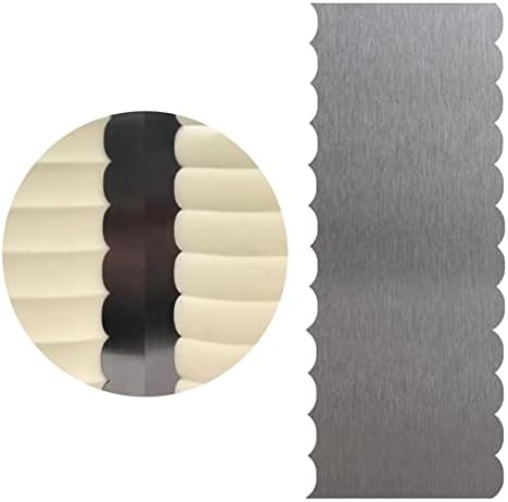 8.6 Inch Stainless Steel Cake Scraper Metal Scraper for Cake Smoother