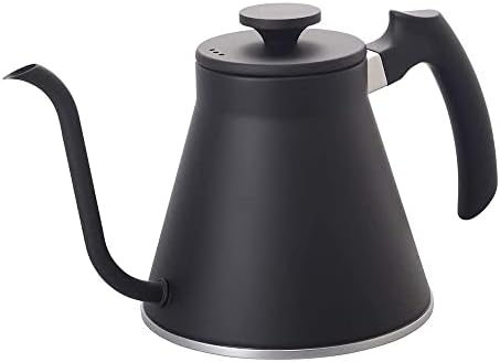 Hario V60 Fit Gooseneck Drip Kettle, 1200ml, Matte Black