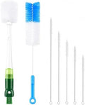 5-in-1 Water Bottle Cleaner Brush Set - 7 Pack, 14.17" Long Narrow