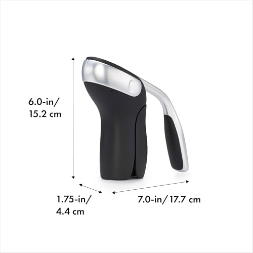 OXO Steel Wine Bottle Opener with Foil Cutter - Stainless Finish