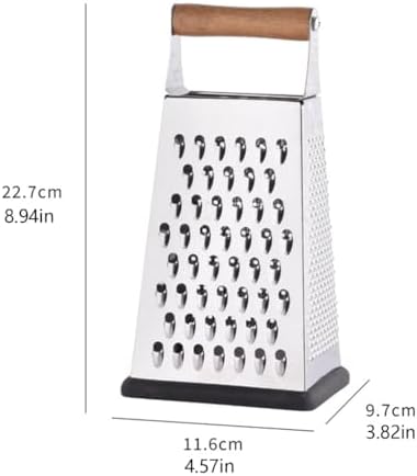 Stainless Steels Metal Box Grater Handheld Kitchen Food Shredders for