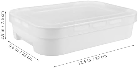 2pcs Egg Storage Box with Lid, Stackable Multilayer Refrigerator Tray