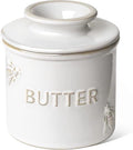 LE TAUCI Butter Crock, Butter Dish with Lid, Butter Container for