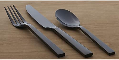 Oneida Chefs Table Midnight Matte 20-Piece Silverware Set for 4
