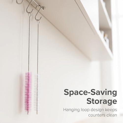 Straw Cleaner Brush, Reusable Metal Handles Straw Cleaner Brush Extra