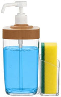 Kitchen Soap Dispenser with Sponge Holder, 800ml