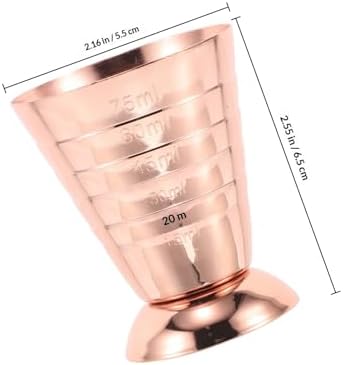 75ml Stainless Steel Jigger, Single Measuring Cup for Cocktail