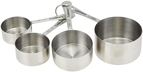 Cuisinart Stainless Steel Measuring Cups Set of 4 and Measuring Spoons
