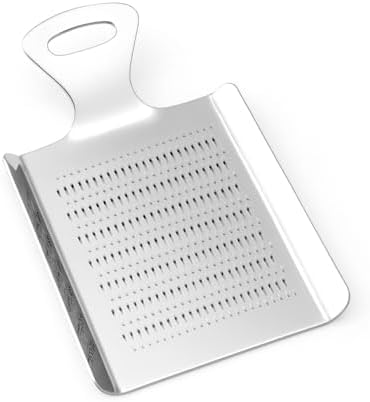 Compact Stainless Steel Grater, Mirror-Polished Grinder for Garlic