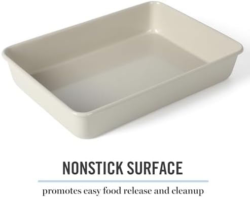 Martha Stewart Gallen 13 x 9 Inch Rectangular Nonstick Carbon Steel