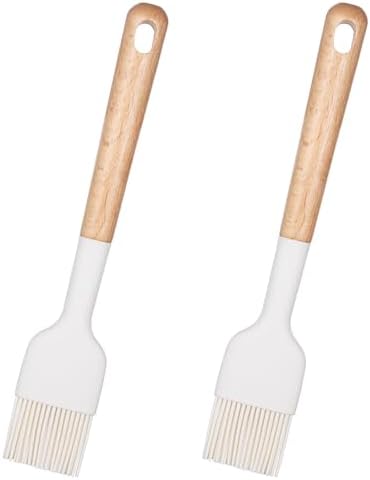 Silicone Basting Pastry Brushes, 2 Pcs Heat Resistant Pastry Brush