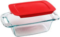 Pyrex 1.5-Qt Glass Loaf Dish with Lid