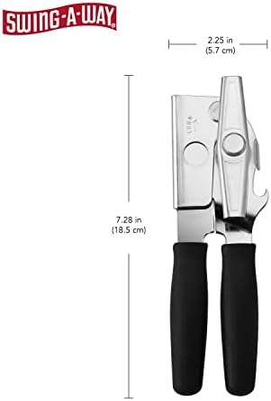 Swing-A-Way Portable Can Opener, Features an Ergonimic Handle for