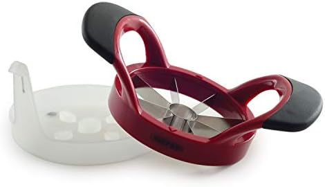 Norpro 5099 Grip Ez Fruit Wedger/Corer with Push Plate, 8 Sections