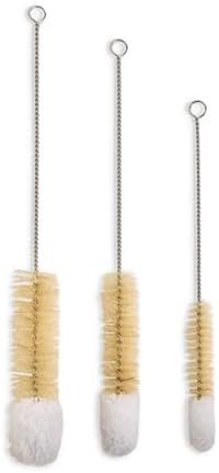 HIC Kitchen Soft-Tip Cleaning Brushes, Non-Scratch Microfiber with