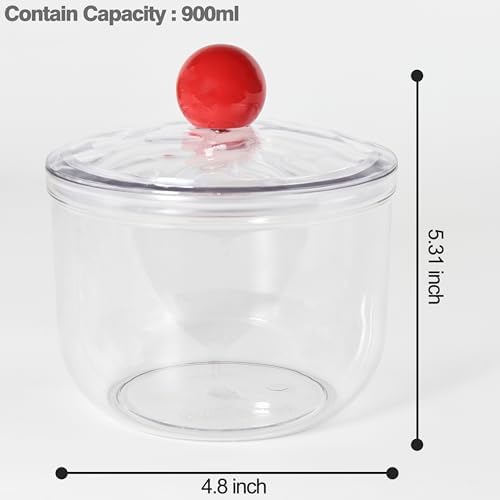 Coffee Pod Holder with Lid,Clear Plastic K Cup Organizer Holder Coffee