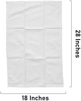TARAN LIVING Kitchen Towels 100% Cotton Solid Kitchen Dish Cloths