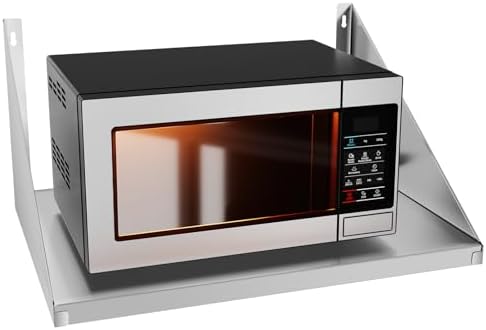 Stainless Steel Floating Microwave Shelf, 18"x24"