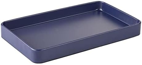 mDesign Modern Decorative Metal Guest Hand Towel Tray Holder Organizer by mDesign