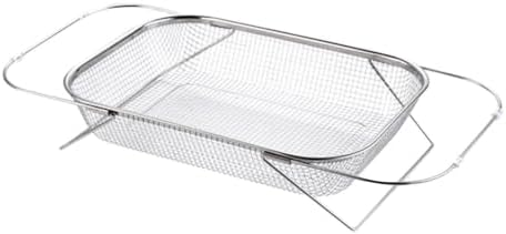 Expandable Over Sink Colander 304 Stainless Steel Fine Mesh Strainer