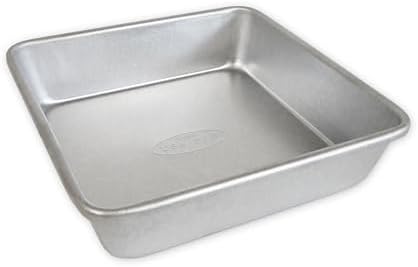 USA Pan Bare Bakeware Traditional Aluminized Steel Uncoated Square