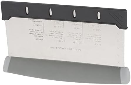 Dough Pastry Scraper Chopper, Stainless Steel Pizza Dough Cutter Bench