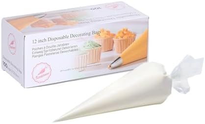 Keenpioneer Disposable Piping Bags Cake Decorating Bags 12inch