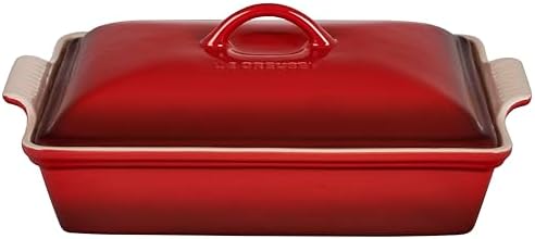 Le Creuset Stoneware Covered Rectangular Casserole, 12 x 9 Inch