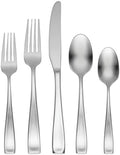 Oneida Moda Satin 75-Piece 18/10 Silverware Set for 12, Flatware
