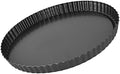 Tart Pan with Removable Bottom, Non Stick Quiche Baking Dish, Large