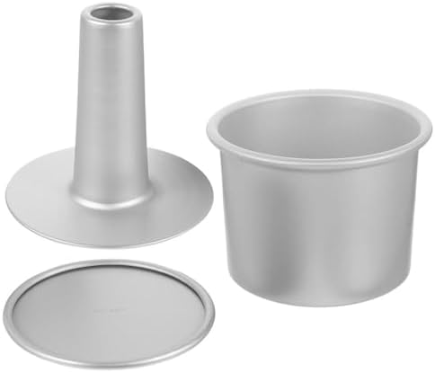 ABOOFAN Round Cake Pan Set with Removable Bottom 7.67 inch