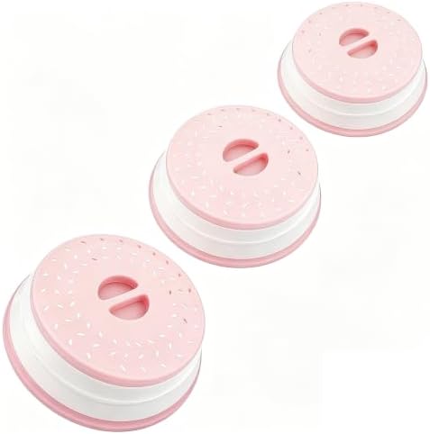 Set of 3 Collapsible Microwave Splatter Cover