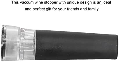 Vacuum Wine Stopper Set of 4 Silicone and Plastic Wine Bottle