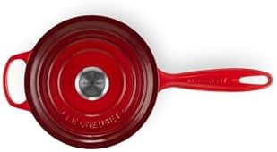 Le Creuset Enameled Cast Iron Signature Saucepan, 2.25 qt., Cerise